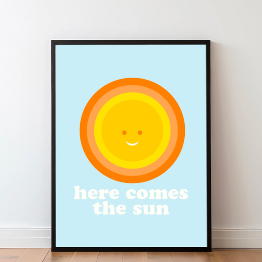 Here Comes The Sun Print by Studio78Design Neutral Baby Boutique