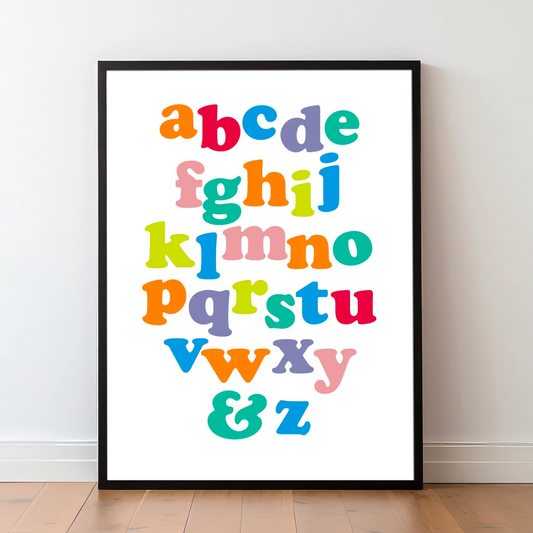 Alphabet Print by Studio78Design Neutral Baby Boutique