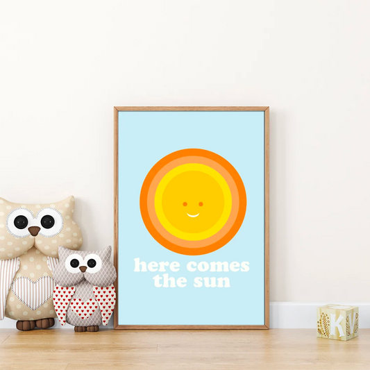 Here Comes The Sun Print by Studio78Design Neutral Baby Boutique