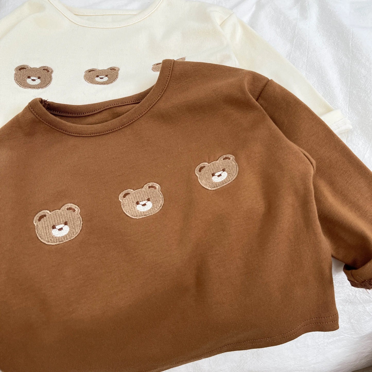 The Cutie Bear Long Sleeve - Neutral Baby Boutique