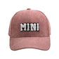 Mommy and Me Baseball Cap Mother Daughter Son Matching Hat Adult Kids Letters Print Mama Mini Corduroy Hats Neutral Baby Boutique