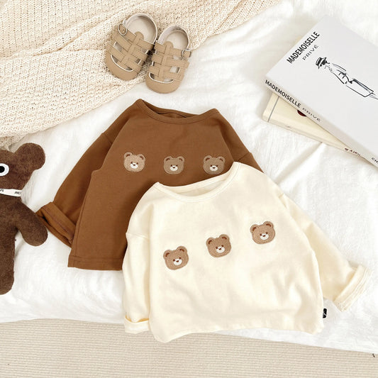 The Cutie Bear Long Sleeve - Neutral Baby Boutique