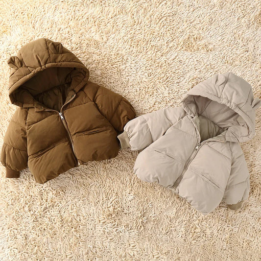 The Cutie Bear Coat - Neutral Baby Boutique