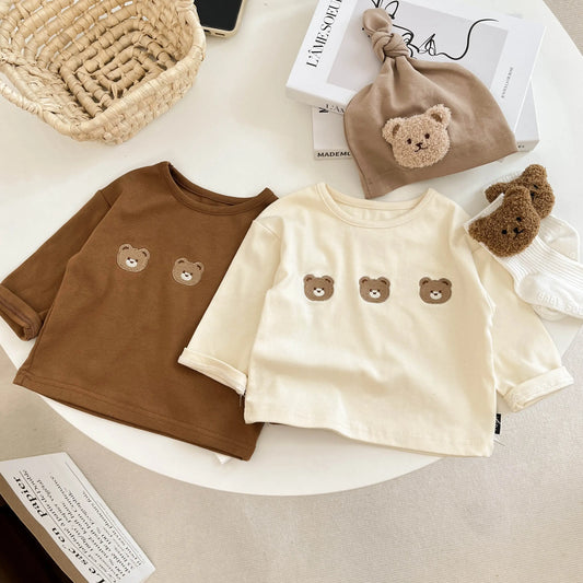 The Cutie Bear Long Sleeve - Neutral Baby Boutique