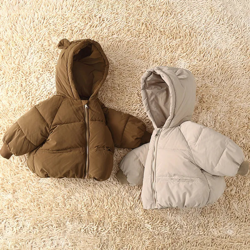 The Cutie Bear Coat - Neutral Baby Boutique