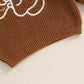 MISOWMNJOY Winter Autumn Sweaters Newborn Infant Knit Wear Long Sleeve Cow Embroidery Knitting Pullovers for Girls Boy Jumpers Neutral Baby Boutique