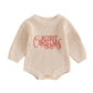 Newborn Baby Girl Boy Christmas Outfit Sweater Oversized Knitted Sweatshirt Romper Infant Warm Fall Winter Clothes Neutral Baby Boutique