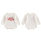 Newborn Baby Girl Boy Christmas Outfit Sweater Oversized Knitted Sweatshirt Romper Infant Warm Fall Winter Clothes Neutral Baby Boutique