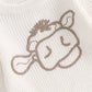 MISOWMNJOY Winter Autumn Sweaters Newborn Infant Knit Wear Long Sleeve Cow Embroidery Knitting Pullovers for Girls Boy Jumpers Neutral Baby Boutique
