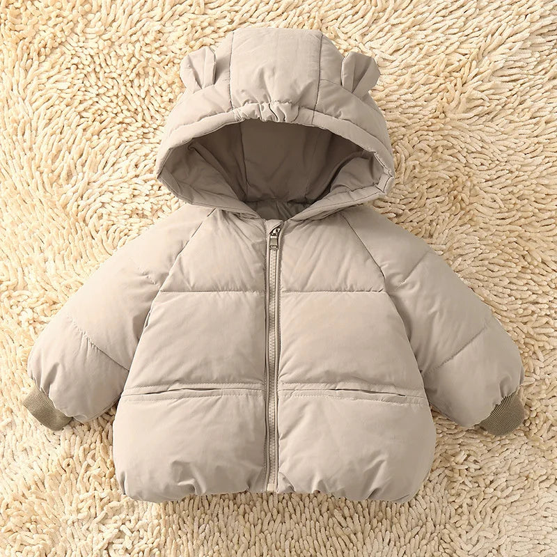 The Cutie Bear Coat - Neutral Baby Boutique