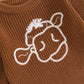 MISOWMNJOY Winter Autumn Sweaters Newborn Infant Knit Wear Long Sleeve Cow Embroidery Knitting Pullovers for Girls Boy Jumpers Neutral Baby Boutique