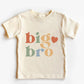 Big Brother Little Sister Printed Shirt Retro Sibling Matching Clothes Kids Short Sleeve T-shirt Tops Baby Large Bubbles Romper Neutral Baby Boutique